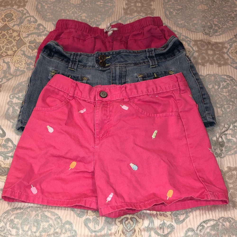 Girls 3 Pairs of Good Used Condition Shorts